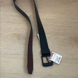 Guess Black Leather Men's Belt reversible brown 28-34